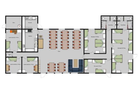 Grundplan m. møbler