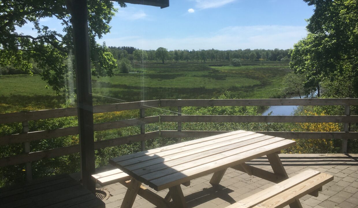 Udsigt fra spisesalen.