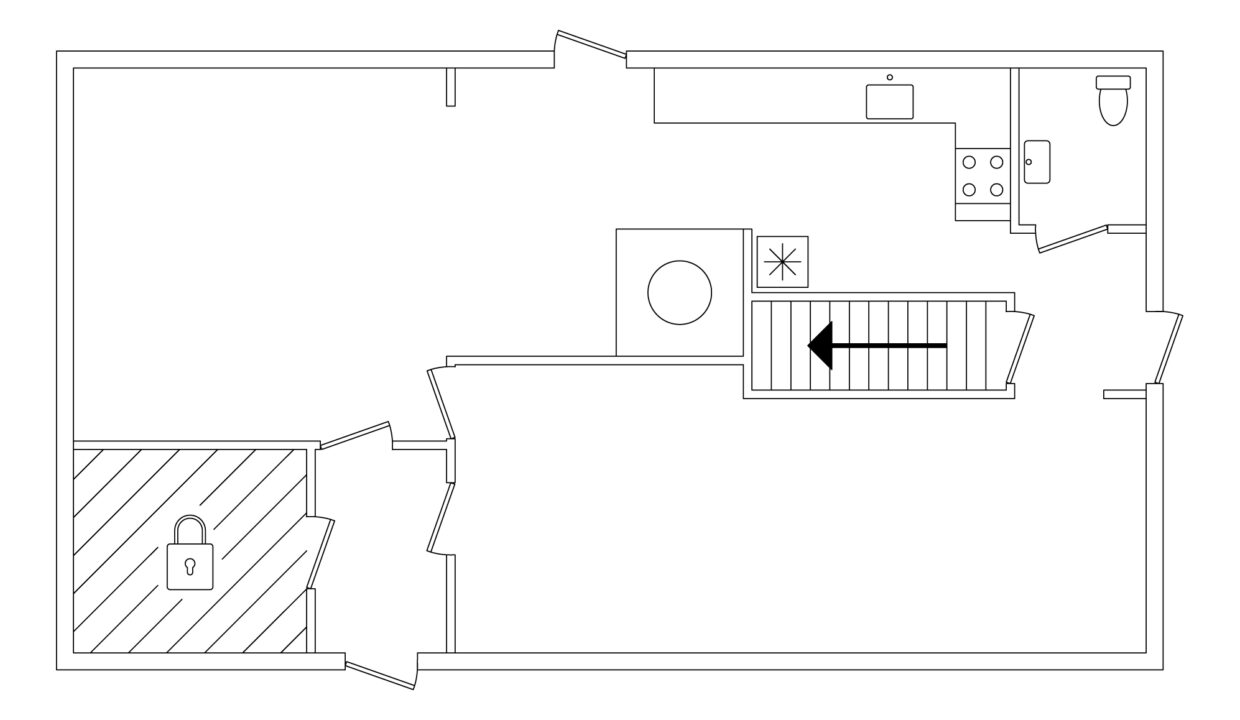 Amagerhuset plantegning