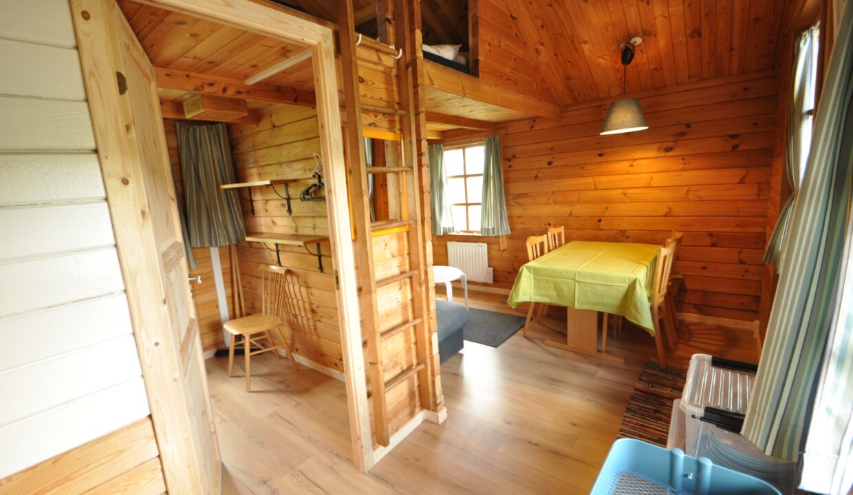 Skovly camping hytte stor hems