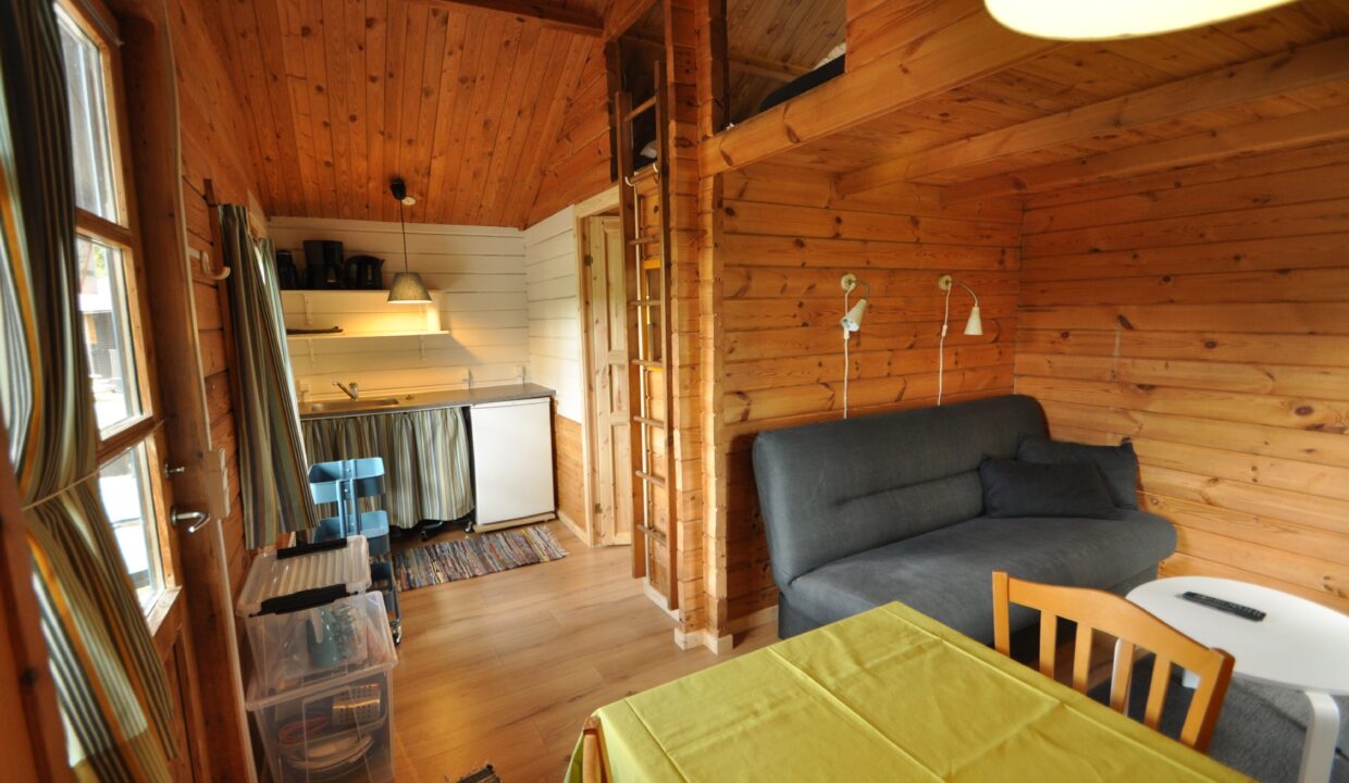 Skovly camping hytte stor inde