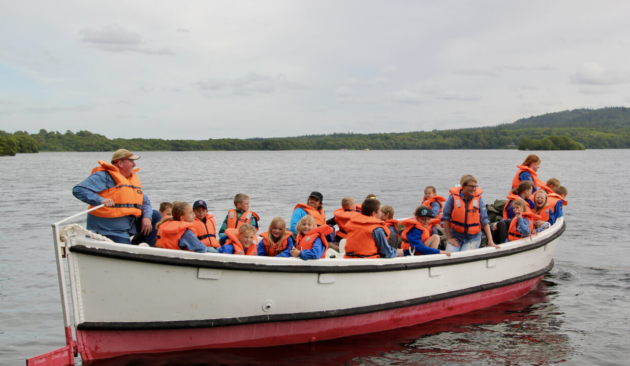 Møgelø, Overfart i storbåden