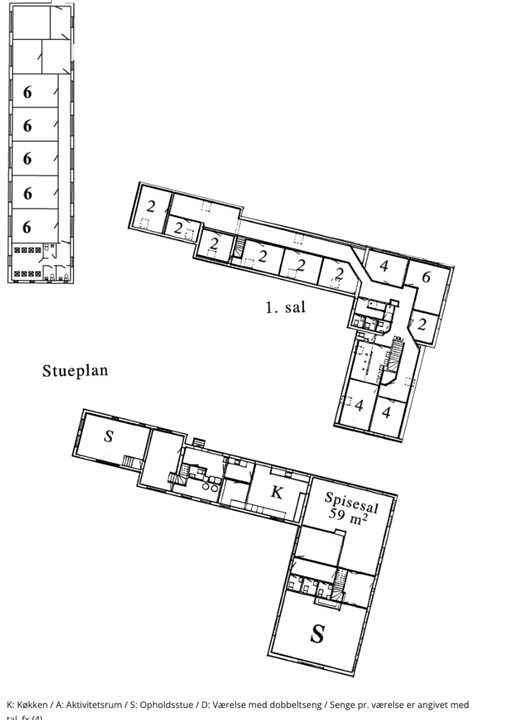 Lille Okseø plantegning