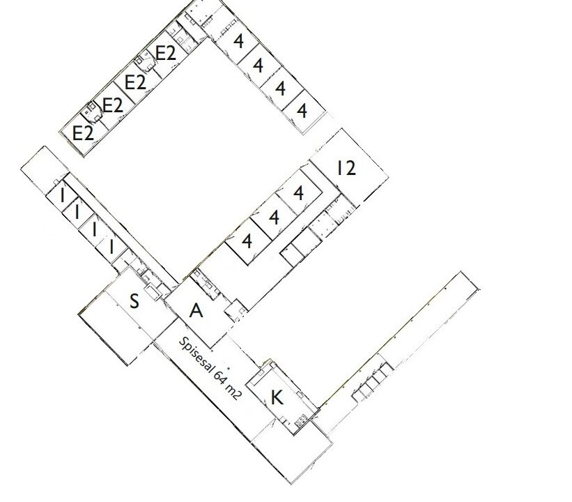 Lille Katrinedal plantegning