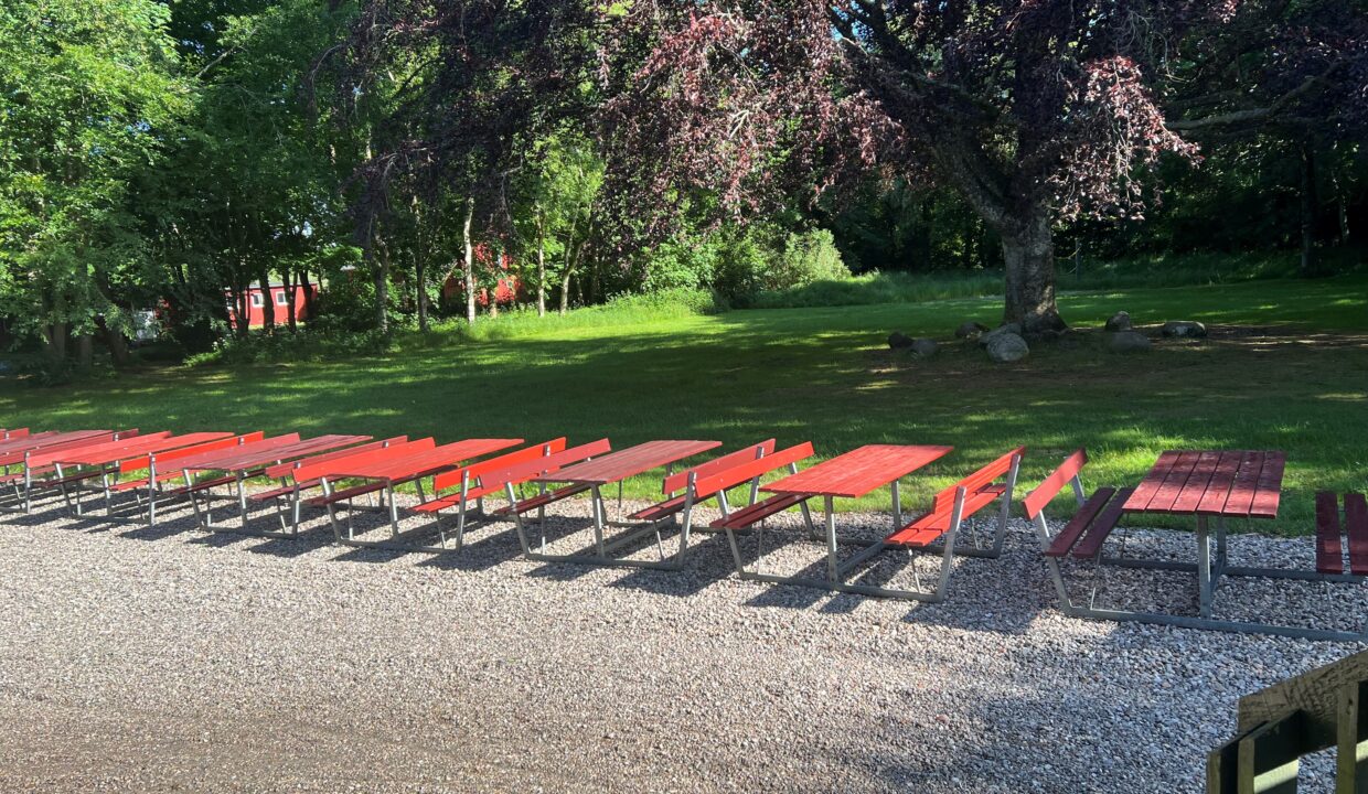 Udenfor hovedhuset Glant Camp