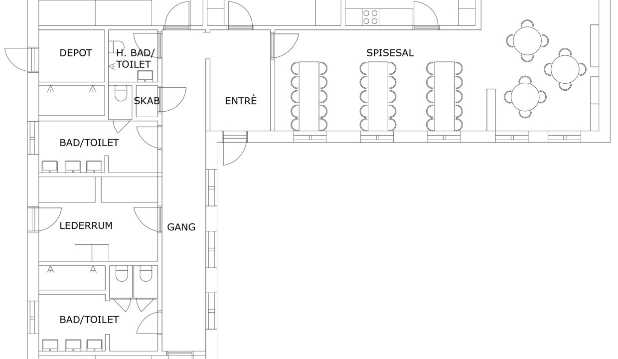 Lynghytten - plantegning_med angivelser-01
